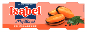 Pack 3 latas de mejillones en escabeche 240g (3x80g)