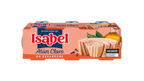 Pack 3 latas de Atún Claro<br/>en escabeche 210g (3x70g)