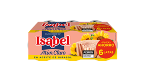 Pack 6 latas de Atún Claro<br/>en aceite de girasol 420g (6x70g)