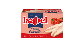 Lata de filetes de caballa<br/>en salsa de tomate 115g