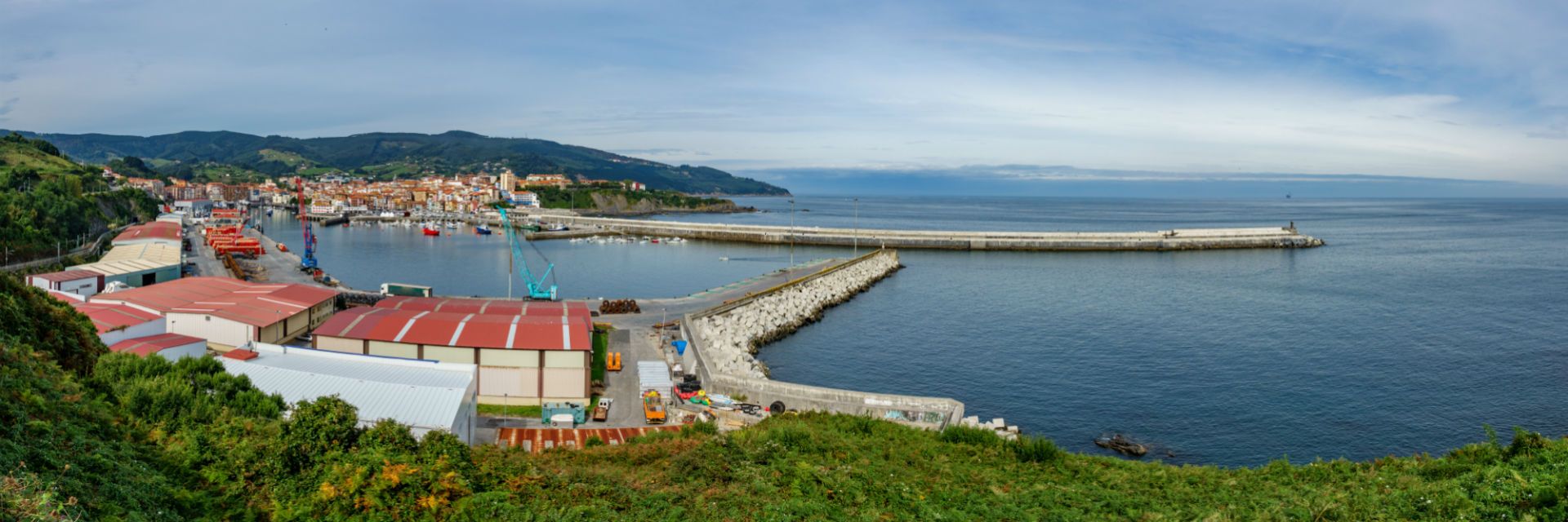 Panorámica del puerto de Bermeo