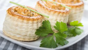 Volovanes rellenos