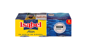 Pack 6 latas de Atún Isabel<br/>en aceite de girasol 420g (6x70g)