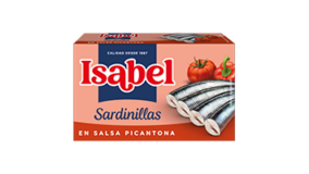 Lata de sardinillas en<br/>salsa picantona 81g