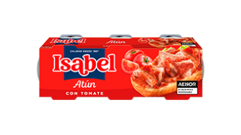 3 latas de atún Isabel con tomate