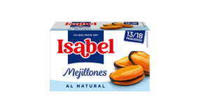 Lata 13/18 uds. de mejillones<br/>al natural 115g