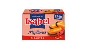 Lata 13/18 uds. de mejillones<br/>picantes 115g